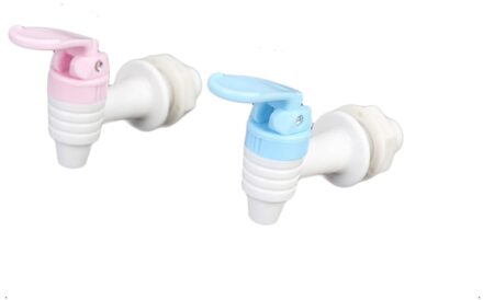 Een-Op-Een Selling Wit Rood Push Type Plastic Vervanging Water Dispenser Tap Kraan