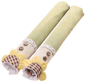 Een Paar Deurknop Covers Koelkast Handvat Cover Keuken Apparaat Koelkast Cover Woonaccessoires Porta Houder Cover #40 B