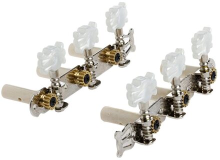 Een Paar Gitaar Stemsleutels Machine Tuners Wit Machine Head Voor Klassieke Gitaar T8NC