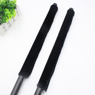 Een Paar Koelkast Handvat Cover Keuken Apparaat Koelkast Cover zwart