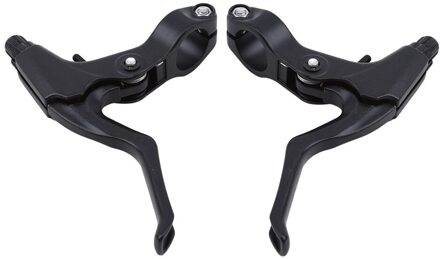 Een Paar Mountain Road Legering Fiets Remblokken Fiets Remmen V-Brake Holder Fiets Remhendel Duurzaam Fietsen Accessoires zwart