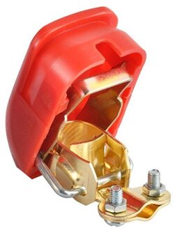 Een Paar Positieve & Negatieve Elektrode Quick Release Lift Off Connector Klemmen Auto Batterij Terminals Voor Auto Caravan Boot Moto rood