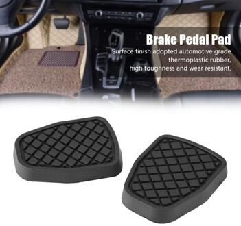 Een Paar Rem Koppeling Pedaal Rubber Pad Voor Subaru Forester Impreza Legacy Outback Wrx Motor Accessorie Rem Koppeling Pedaal Covers