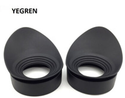 Een Paar Verrekijker Rubber Eye Cups Eye Guards Caps Inner Diameter 40 Mm Voor Microscoop Oculair Telescopen Oogschelpen