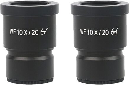 Een Paar WF10X WF15X WF20X WF25X WF30X 20 Mm 15 Mm 10 Mm 9 Mm WF10X/20 Hoge Eye -Point Oculair Voor Stereo Microscoop Breed Veld WF10X-20
