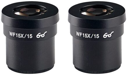 Een Paar WF10X WF15X WF20X WF25X WF30X 20 Mm 15 Mm 10 Mm 9 Mm WF10X/20 Hoge Eye -Point Oculair Voor Stereo Microscoop Breed Veld WF15X-15