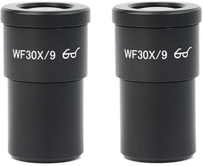 Een Paar WF10X WF15X WF20X WF25X WF30X 20 Mm 15 Mm 10 Mm 9 Mm WF10X/20 Hoge Eye -Point Oculair Voor Stereo Microscoop Breed Veld WF30X-9