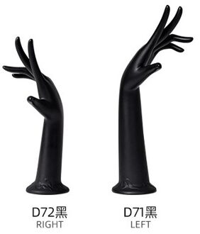Een Paar Zwart En Wit Plastic Vrouwelijke Mannequin Hand voor Display