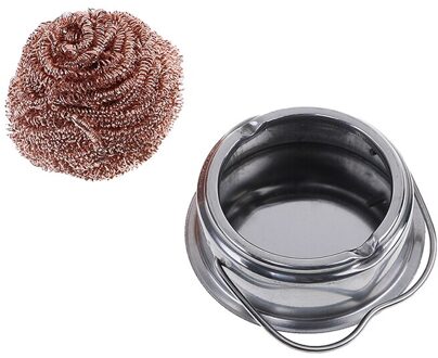 Een Set Draad Met Stand Set Lassen Soldeerbout Tip Cleaning Steel