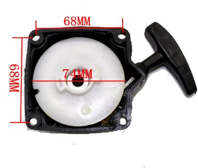 Een Set Draagbare Terugslag Pull Start Starter Voor Meest 43CC Bosmaaier Klopper Trimmer Grastrimmers Grasmaaiers