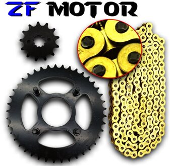 EEN Set Motorfiets O Ring Ketting Toevoegen Voor En Achter Versnelling Tandwiel Ketting Disc Wiel Kit Voor Honda AX- 1 250 Accessoires tandwiel 520 520 Chain Sets