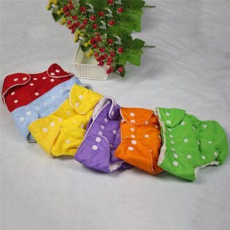 Een Set Van Baby Luiers Verstelbare Kleur Luiers Herbruikbare Wasbare Comfortabel Ademend Effen Kleur Luiers Baby Producten
