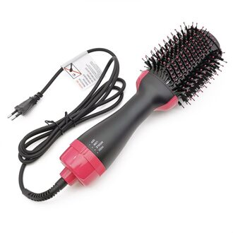 Een Stap Föhn Elektrische Air Brush Multifunctionele Negatieve Droger Borstel Negatieve Ionen Generator Stijltang Curler zwart