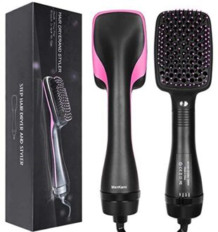 Een Stap Föhn & Volumizer Kam Air Paddle Styling Borstel 2 In 1 Elektrische Föhn Stijltang krultang 1000W uk plug / Packing met doos