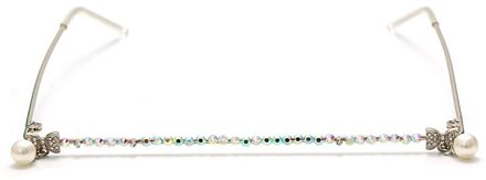 Een Stuk Strass Brilmonturen Diamond Zonnebril Frames Voor Vrouwen Diamond Bril Frames Voor Mannen Brillen Decoratie 3