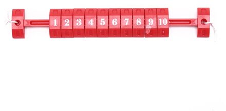 Een Stuk Tafelvoetbal Tafelvoetbalspel Game Scoren Unit Score Doel Counter Keeper Record Rood