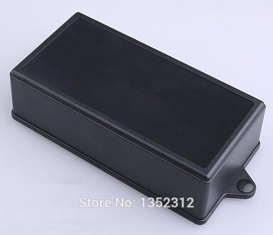 een stuks 155*80*45mm wandmontage plastic behuizing aansluitdoos PLC elektronische behuizingen riem oren instrument doos witte kleur