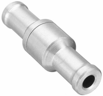 Een Terugslagklep Aluminium Brandstof Non Return Terugslagklep Benzine Diesel Voor Auto Auto Olie Water Pompen 10mm Duurzaam