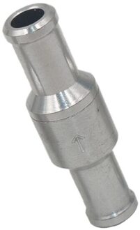 Een Terugslagklep Aluminium Brandstof Non Return Terugslagklep Benzine Diesel Voor Auto Auto Olie Water Pompen 6-12Mm 10mm