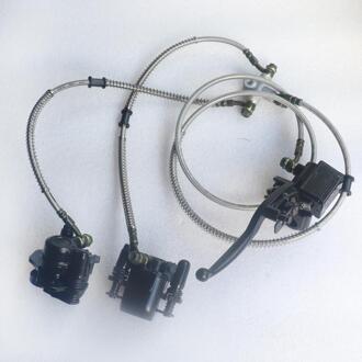 Een Tot Twee Hydraulische Disc Achter Remklauw Systeem Pads Voor 110cc 125cc Atv Quad Pit Pro Dirt Bike Gokart buggy