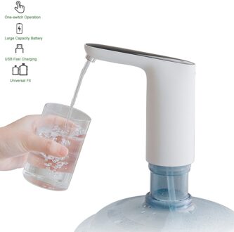 EEN-Water Fles Pomp, Water Dispenser USB Opladen Automatische Drinken Gebotteld Drinkwater Voor Home Office