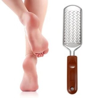 Een Zijdig Voetrasp Foot File Eelt Dead Skin Remover File Cuticle Footholds Schraper Pedicure Voor Voetverzorging gereedschap