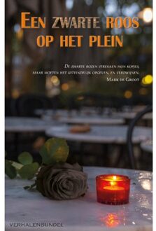 Een zwarte roos op het plein