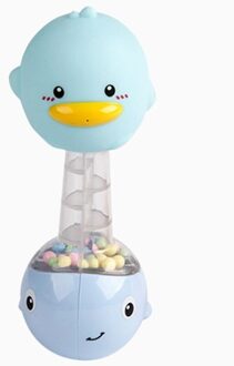 Eend Plezier Grijpen Zand Hamer Hand Rammelaar Speelgoed 6-12 Maanden Baby Speelgoed EEN Cadeau Voor EEN Pasgeboren blauw/roze Kleur