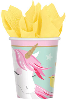 Eenhoorn Bekers (8st) Multikleur - Print