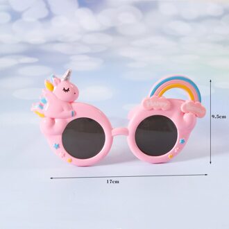 Eenhoorn Bril Regenboog Unicornion Bril Eenhoorn Meisje Verjaardagsfeestje Baby Shower 1st Verjaardag Party Decor Kids Verjaardagscadeautjes diep saffier