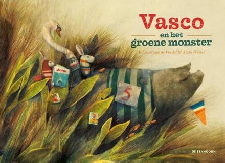 Eenhoorn, Uitgeverij De Vasco en het groene monster - Boek Edward van de Vendel (9462912726)