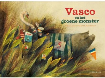 Eenhoorn, Uitgeverij De Vasco en het groene monster - Boek Edward van de Vendel (9462912726)