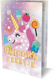 Eenhoorn Uitnodiging Pk936 - Set Van 6 - Interstat