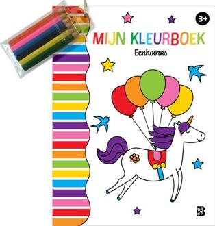Eenhoorns - Kleurboek Met Kleurpotloodjes