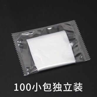 Eenmalige Individuele Verpakking 100 Sachets Van Handschoenen Verdikte Transparante Plastic Food Grade