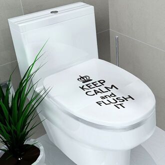 Eenvoud Frisse Stijl Toilet Seat Muursticker Art Badkamer Decals Decor PVC Verwisselbare Home Decor 10
