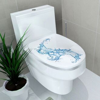 Eenvoud Frisse Stijl Toilet Seat Muursticker Art Badkamer Decals Decor PVC Verwisselbare Home Decor 18
