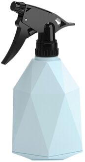 Eenvoud Geometrische Lege Spray Fles Plastic Watering De Bloemen Water Spray Voor Salon Planten Sproeiers Snoep Kleur licht blauw