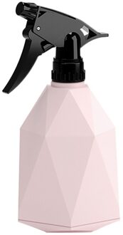Eenvoud Geometrische Lege Spray Fles Plastic Watering De Bloemen Water Spray Voor Salon Planten Sproeiers Snoep Kleur Roze