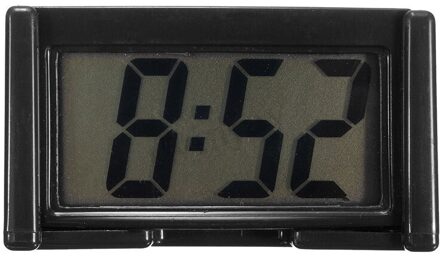 Eenvoudige 1 Pc Mini Lcd-scherm Digitale Klok Auto Dashboard Klokken Desk Tijd Klok Thuis Studie Levert Willekeurige Kleur zwart
