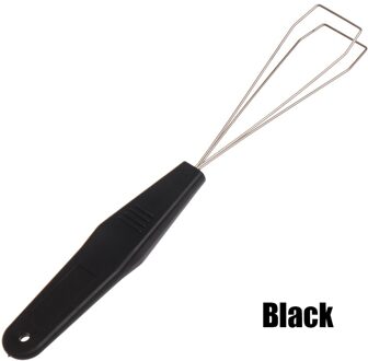Eenvoudige 1Pc Toetsenbord Sleutel Keycap Puller Remover Met Lossen Staal Schoonmaken Tool Keycap Starter Toetsenbord Schoonmaken Aid Zwart