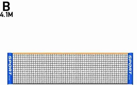 Eenvoudige 3M/4M/5M/6M Tennis Training Netto Badminton Netto Outdoor Tennis Netto mesh Volleybal Netto Praktijk