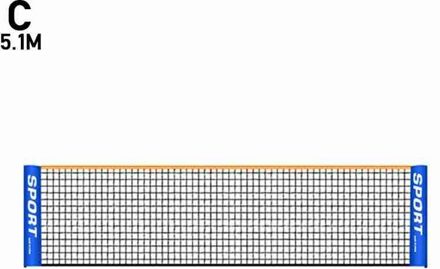 Eenvoudige 3M/4M/5M/6M Tennis Training Netto Badminton Netto Outdoor Tennis Netto mesh Volleybal Netto Praktijk