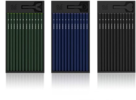 Eenvoudige Art Studenten Gebruik Soft Medium Harde Carbon Pen Studenten Schets Schilderen Leveringen Hand Getrokken Tekening Potlood groen