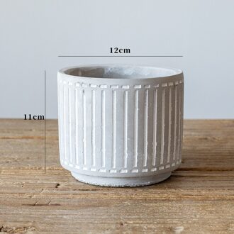 Eenvoudige Cement Pot Creatieve Succulent Bloempot Kwekerij Potten Tafelblad Decoratie Woondecoratie 3-M
