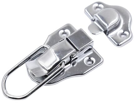 Eenvoudige Doos Lock Air Lock Box Gesp Bagage Lock Verchroomd Ijzer Woonaccessoires