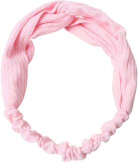 Eenvoudige Effen Kleur Haar Hoofdband Outdoor Sport Hoofdbanden Comfortabele Hoofd Wraps roze