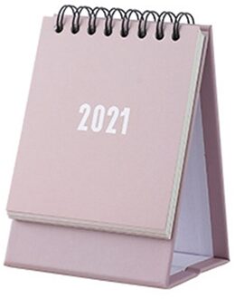 Eenvoudige Kalender Verfrissende Mini Desktop Note Spoel Kalender Book School Kantoor PK2