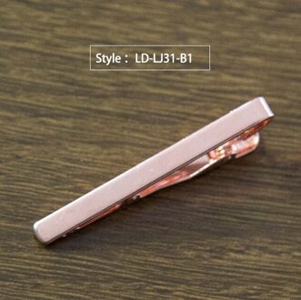 Eenvoudige Mode Stijl Stropdas Clip Voor Mannen Metal Gold Tone Eenvoudige Bar Sluiting Praktische Stropdas Sluiting Tie Pin Voor mens LD-LJ31-B1