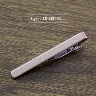 Eenvoudige Mode Stijl Stropdas Clip Voor Mannen Metal Gold Tone Eenvoudige Bar Sluiting Praktische Stropdas Sluiting Tie Pin Voor mens LD-LJ31-B2